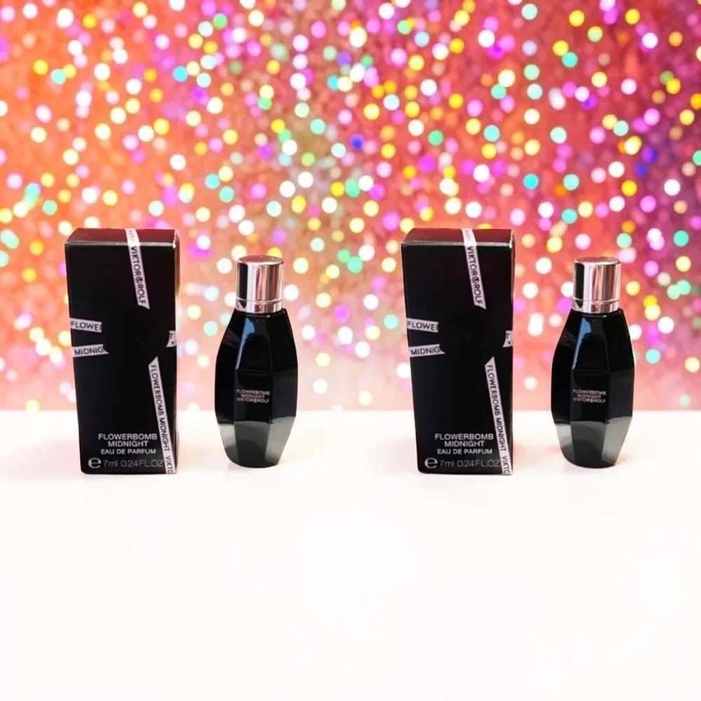 LOT OF 2 VIKTOR & ROLF FLOWERBOMB MIDNIGHT EDP 0.24oz/ 7ml Brand New In Box